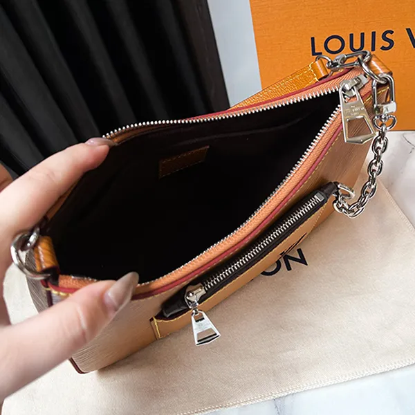 Túi Xách Nữ Louis Vuitton LV Marelle Bag Honey Gold M80794 Màu Nâu