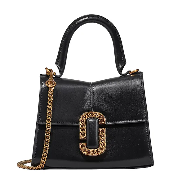 Túi Xách Tay Nữ Marc Jacobs The St. Marc Mini Top Handle 2P3HSC004H01 Màu Đen - Túi xách - Vua Hàng Hiệu