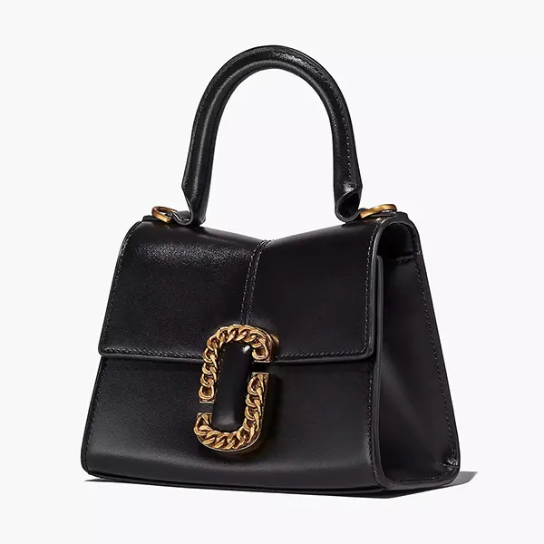 Túi Xách Tay Nữ Marc Jacobs The St. Marc Mini Top Handle 2P3HSC004H01 Màu Đen - Túi xách - Vua Hàng Hiệu