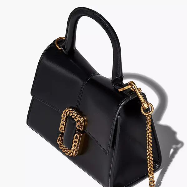 Túi Xách Tay Nữ Marc Jacobs The St. Marc Mini Top Handle 2P3HSC004H01 Màu Đen - Túi xách - Vua Hàng Hiệu