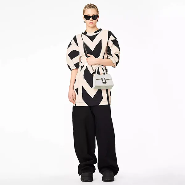 Túi Xách Tay Nữ Marc Jacobs The St. Marc Mini Top Handle 2P3HSC004H01 Màu Trắng - Túi xách - Vua Hàng Hiệu