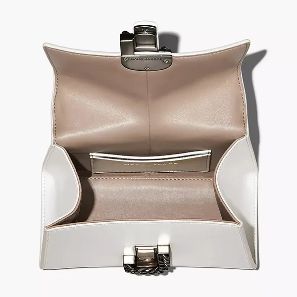 Túi Xách Tay Nữ Marc Jacobs The St. Marc Mini Top Handle 2P3HSC004H01 Màu Trắng - Túi xách - Vua Hàng Hiệu