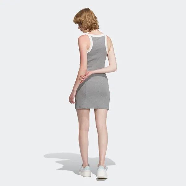 Váy Adidas Casual Style Street Style Logo Dresses IU4842 Màu Xám Size S - 4