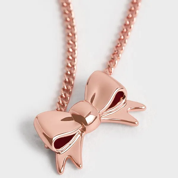 Vòng Đeo Tay Nữ Charles & Keith CNK Paige Ribbon Bracelet - Rose Gold 12120403 Màu Vàng Hồng