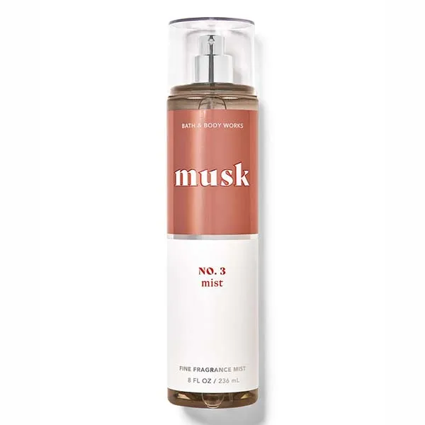 Xịt Thơm Toàn Thân Bath & Body Works Musk No.3 Mist Fine Fragrance Mist 236ml - 2