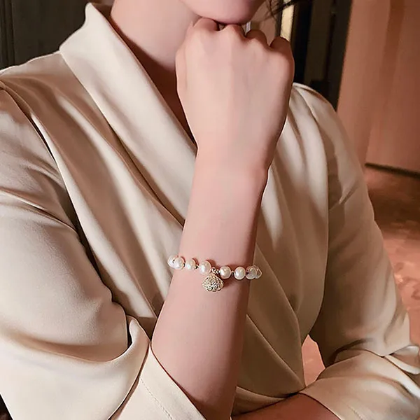 Vòng Đeo Tay Nữ Kya Jewel Bí Mật Đại Dương PB3 Màu Vàng Trắng - Trang sức - Vua Hàng Hiệu