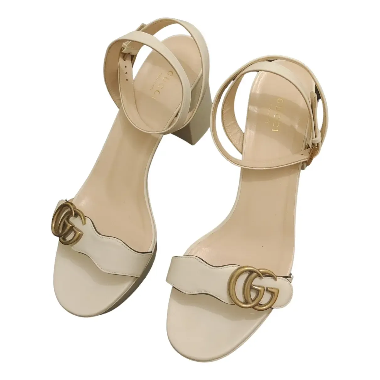 Dép Gucci Marmont Leather Sandal