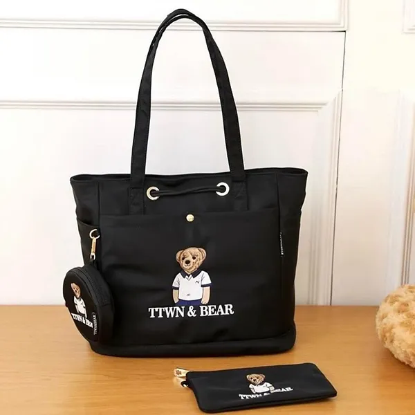 Túi Tote Nữ TTWN BEAR TN3722 3in1 Màu Đen