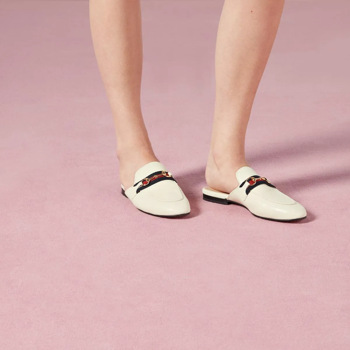 Dép Gucci Princetown Leather Slipper