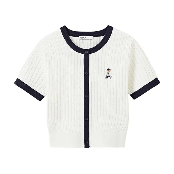 Áo Cardigan Nữ Spao SPCKE37G42 Màu Trắng Size M - Thời trang - Vua Hàng Hiệu