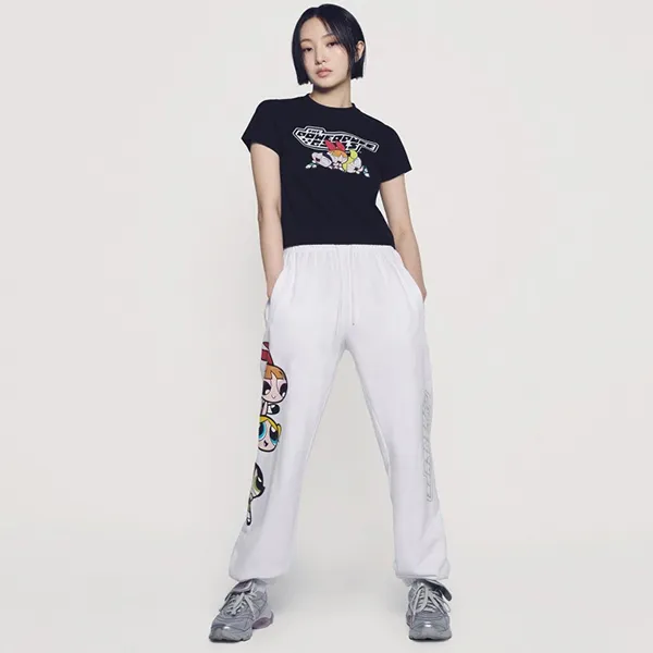 Áo Croptop Nữ Acmé De La Vie ADLV The Powerpuff Girls Tshirt Màu Đen - Thời trang - Vua Hàng Hiệu