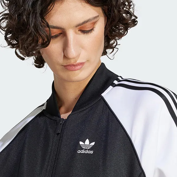 Áo Khoác Nữ Adidas Adicolor Classics Oversized SST Track Jacket IK4026 Màu Đen Size M
