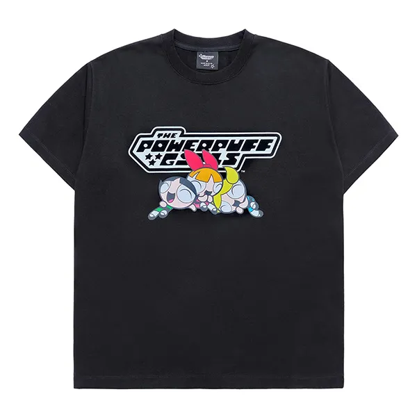 Áo Phông Acmé De La Vie ADLV The Powerpuff Girls Logo T-Shirt Màu Đen