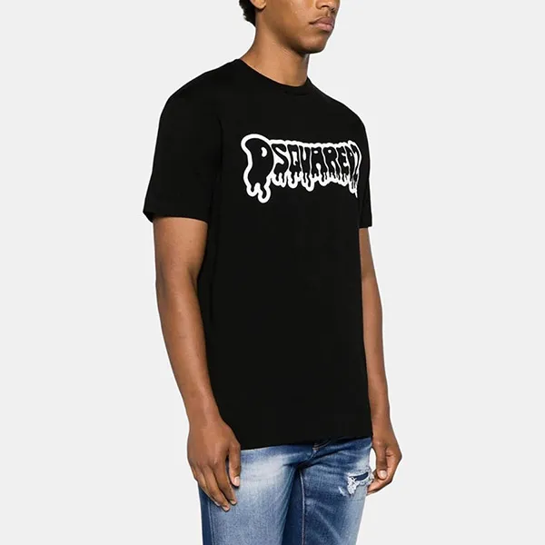 Áo Phông Nam Dsquared2 Tshirt S74GD1221D20014900 Màu Đen Size S - Thời trang - Vua Hàng Hiệu