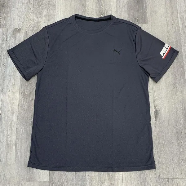 Áo Phông Nam Puma Poly Tshirt PMKTSL03 Màu Xám Đậm Size L