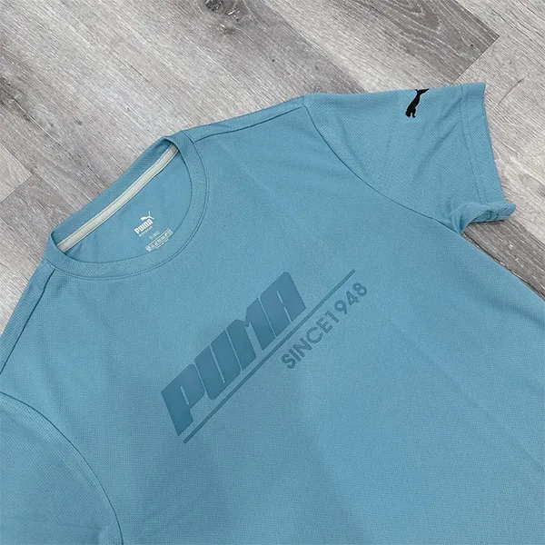 Áo Phông Nam Puma Poly Tshirt PMKTSL22 Màu Xanh Size L