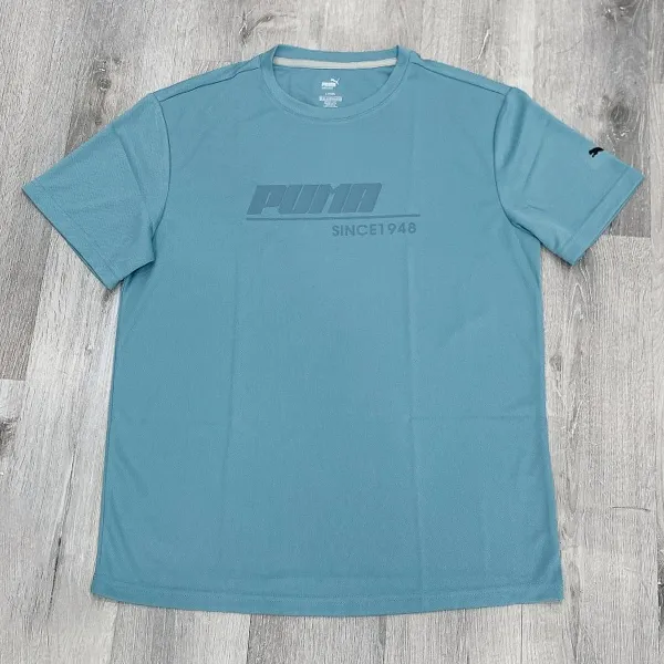 Bộ Quần Áo Cộc Tay Nam Puma Poly PMKTSL22 Màu Xanh Đen Size S - Thời trang - Vua Hàng Hiệu