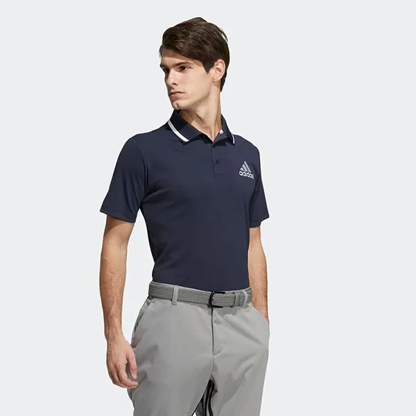 Áo Polo Nam Adidas Aeroreday Bos Logo Short-Sleeved HI5601 Màu Xanh Navy Size M