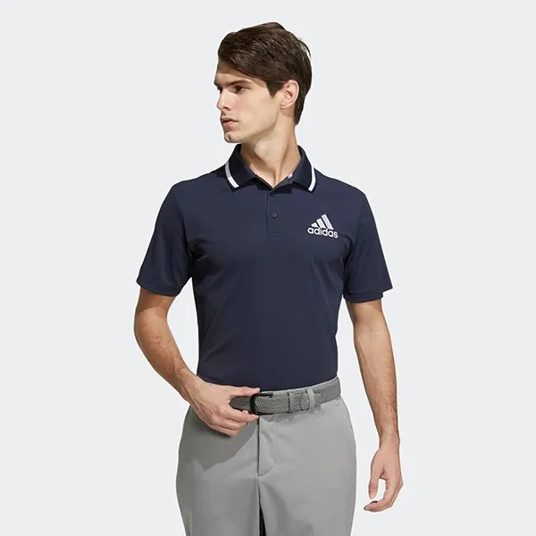 Áo Polo Nam Adidas Aeroreday Bos Logo Short-Sleeved HI5601 Màu Xanh Navy Size M