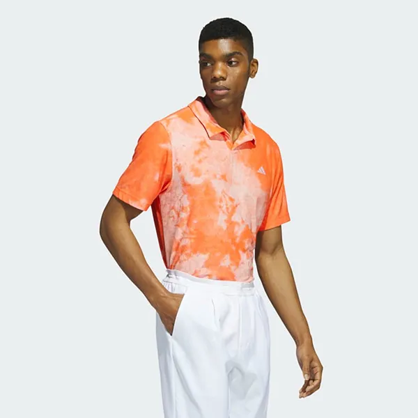 Áo Polo Nam Adidas Made To Be Remade No Button Jacquard Golf Shirt HT0080 Màu Cam Size M - Thời trang - Vua Hàng Hiệu