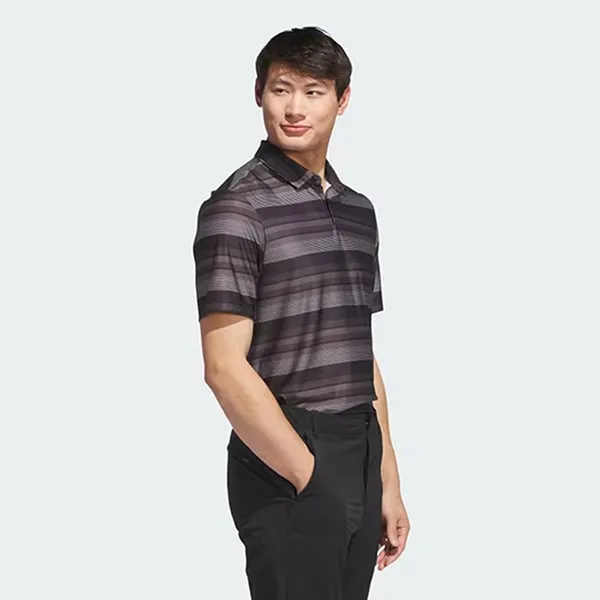 Áo Polo Nam Adidas Ultimate365 Heat RDY Stripe IV7200 Màu Đen Xám Size S