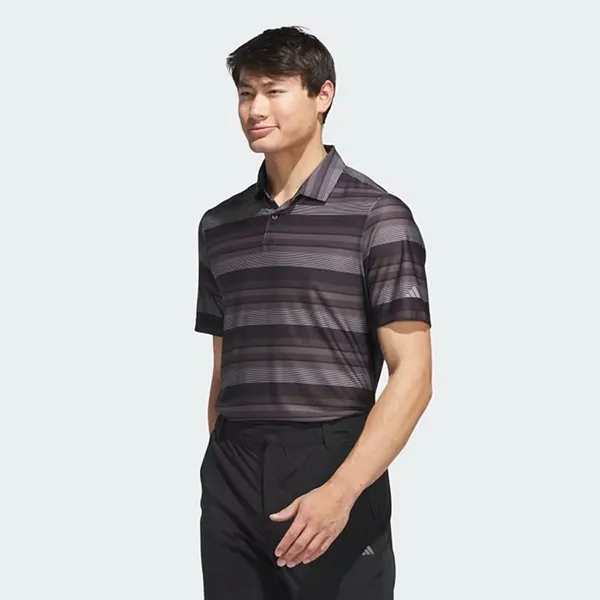 Áo Polo Nam Adidas Ultimate365 Heat RDY Stripe IV7200 Màu Đen Xám Size S