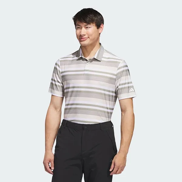 Áo Polo Nam Adidas Ultimate365 Heat.Rdy Stripe Shirt IU4413 Bạc Trắng Size S - Thời trang - Vua Hàng Hiệu