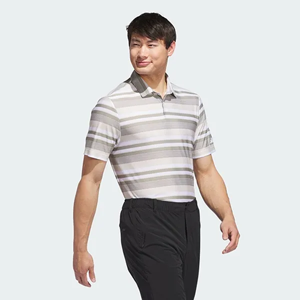 Áo Polo Nam Adidas Ultimate365 Heat.Rdy Stripe Shirt IU4413 Bạc Trắng Size S - Thời trang - Vua Hàng Hiệu