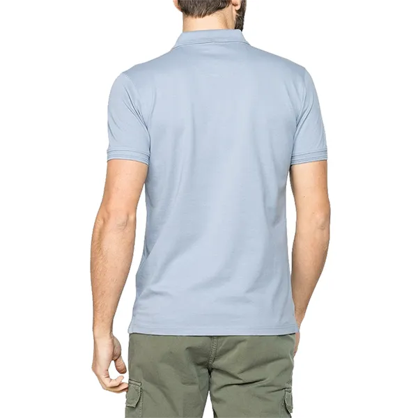 Áo Polo Nam Carrera Jeans Cotton T819B075AL_619 Màu Xanh Blue Size L