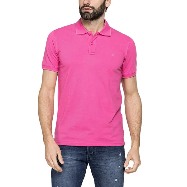Áo Polo Nam Carrera Jeans Cotton 819A0075A_418 Màu Hồng Size M - Thời trang - Vua Hàng Hiệu