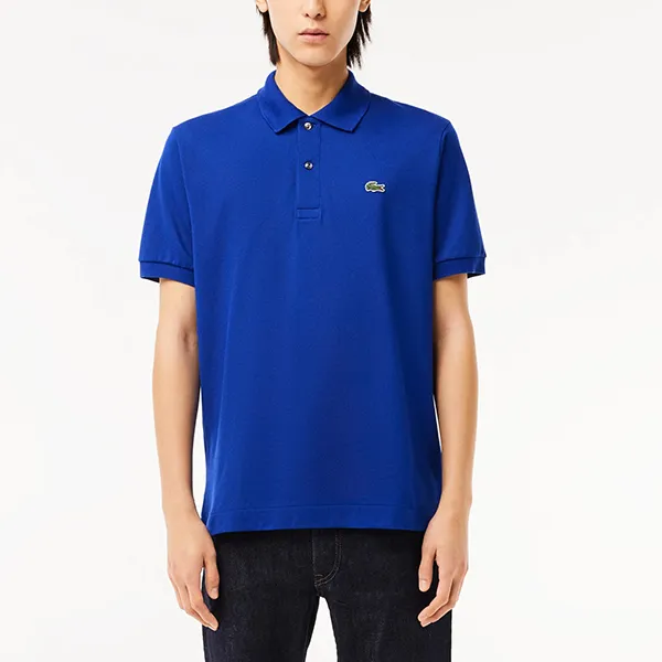 Áo Polo Nam Lacoste Classic Fit Polo Shirt L1212 BDM Màu Xanh Dương Đậm Size 3