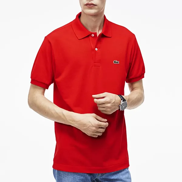 Áo Polo Nam Lacoste Classic Fit Polo Shirt L1212 S5H Màu Đỏ Tươi Size 5