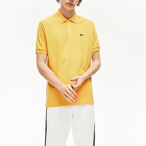 Áo Polo Nam Lacoste Classic Fit Polo Shirt L1212 Z0A Màu Vàng Nhạt Size 4