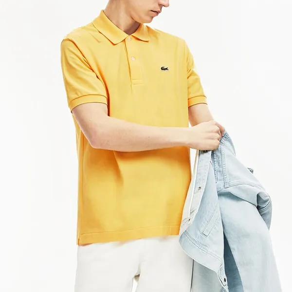 Áo Polo Nam Lacoste Classic Fit Polo Shirt L1212 Z0A Màu Vàng Nhạt Size 4