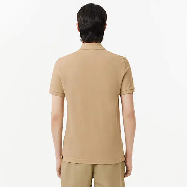 Áo Polo Nam Lacoste L.12.12 Slim Fit PH4012 02S Màu Be Đậm Size 4