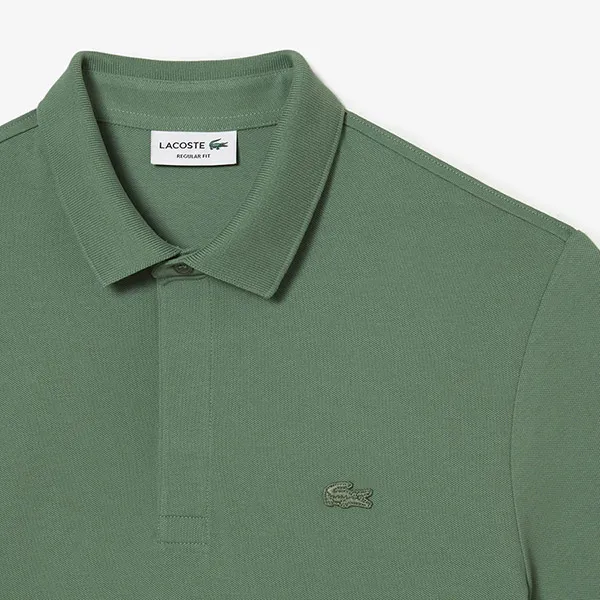 Áo Polo Nam Lacoste Men's Paris Regular Fit Stretch Piqué Shirt PH5522 KX5 Màu Xanh Lá Size 4 - Thời trang - Vua Hàng Hiệu