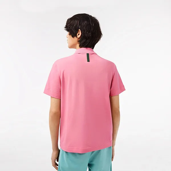 Áo Polo Nam Lacoste Men's Regular Fit Cotton Piqué Shirt PH8361 2R3 Màu Hồng Size 5