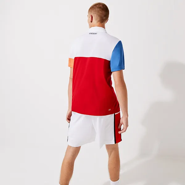 Áo Polo Nam Lacoste Men's Sport Breathable Colorblock Piqué DH0850 Y8C Phối Màu Size 4