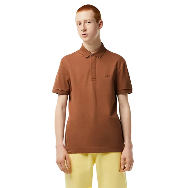 Áo Polo Nam Lacoste Regular Fit PH5522 LFA Màu Nâu Size 2