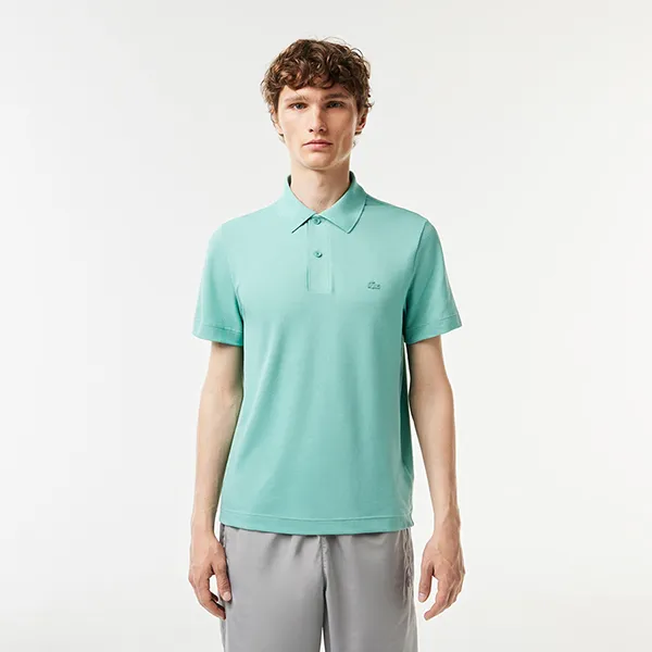 Áo Polo Nam Lacoste Regular Fit Piqué Shirt PH8361 3A4 Màu Xanh Ngọc Size 4