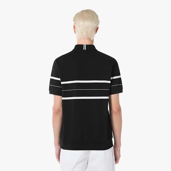 Áo Polo Nam Lacoste Regular Fit Polo Shirt PH196E 031 Màu Đen Size 4 - Thời trang - Vua Hàng Hiệu