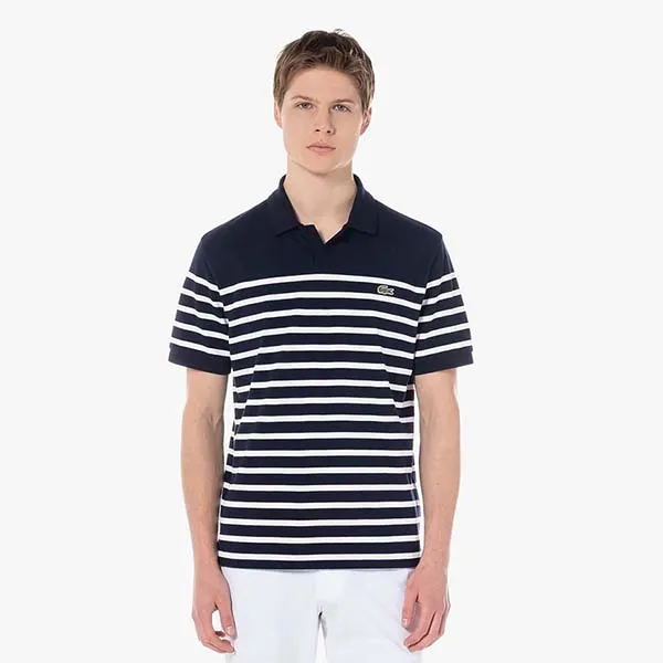 Áo Polo Nam Lacoste Regular Fit Polo Shirt PH286E 166 (PH3111 166) Màu Xanh Navy Size 3