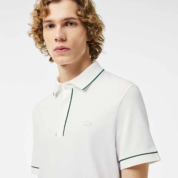 Áo Polo Nam Lacoste Regular Fit Smart Paris PH0796 001 Màu Trắng Size 3 - Thời trang - Vua Hàng Hiệu