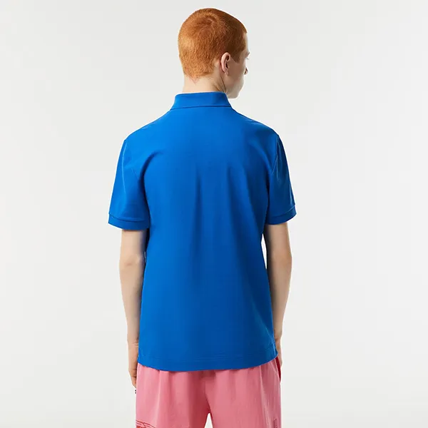 Áo Polo Nam Lacoste Regular Fit Stretch Cotton Piqué PH5522 KXB Màu Xanh Blue Size 2