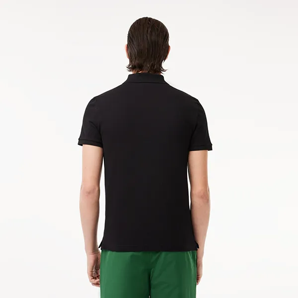 Áo Polo Nam Lacoste Slim Fit PH4012 031 Black Màu Đen Size 2 - 4