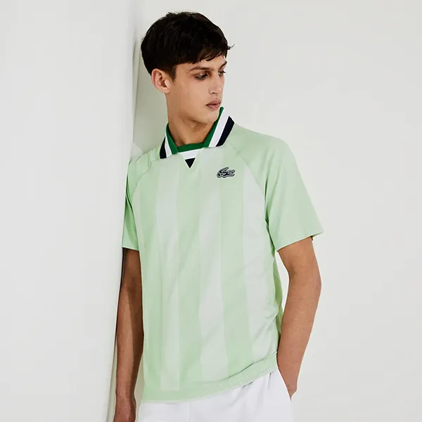 Áo Polo Nam Lacoste Sport DH6441 GY1 Màu Xanh Lá Mạ Size M - Thời trang - Vua Hàng Hiệu