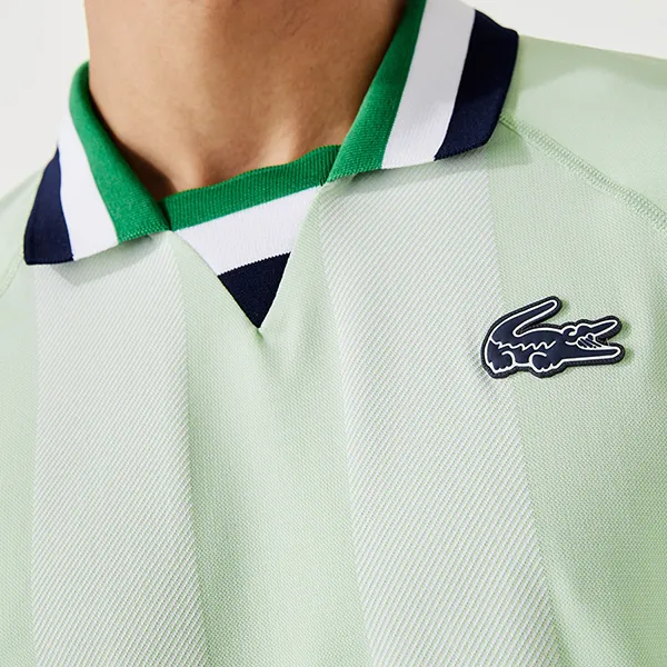 Áo Polo Nam Lacoste Sport DH6441 GY1 Màu Xanh Lá Mạ Size M - Thời trang - Vua Hàng Hiệu