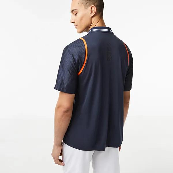 Áo Polo Nam Lacoste Tennis Daniil Medvedev Polo Shirt DH1961 KXE Màu Xanh Đen Size 4 - Thời trang - Vua Hàng Hiệu
