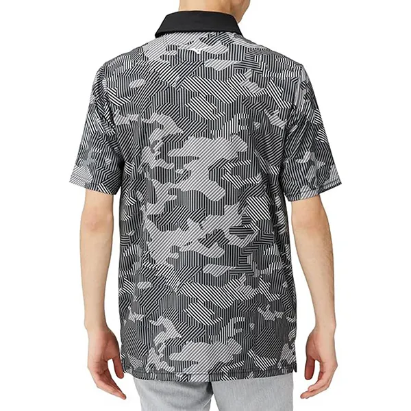 Áo Polo Nam Mizuno Breath Thermo Popular Short Sleeved Collared Shirt E2GAA50109 Xám Đen Size 2XL - Thời trang - Vua Hàng Hiệu