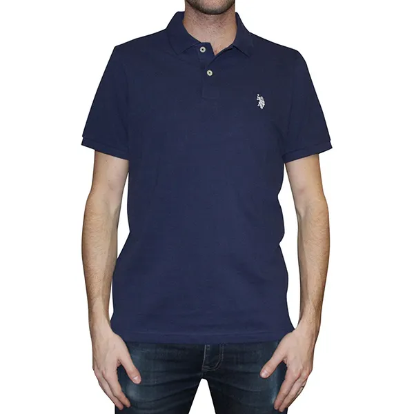 Áo Polo Nam U.S. Polo Assn. Solid Polo With Small Pony 11C5813O - PA05 Màu Xanh Đậm Size L - Thời trang - Vua Hàng Hiệu